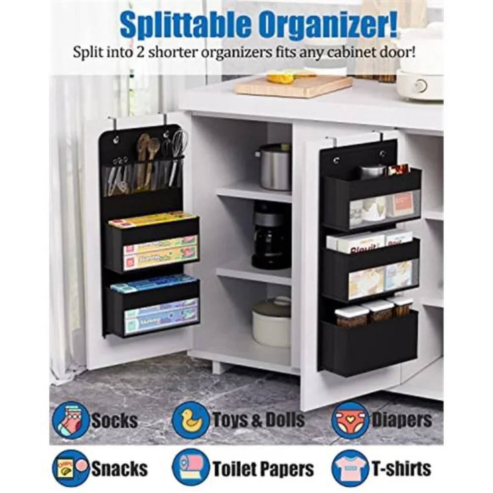 Over Door Organizer 6 Shelf Hanging Storage Closet Bathroom Bedroom Toy Diaper